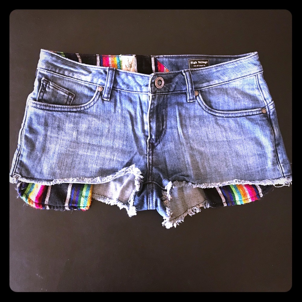 Volcom jean shorts